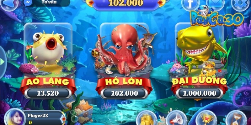 Những tính năng nổi bật của game bắn cá tại Banca30